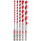 Milwaukee 48-20-9051 5PC. Shockwave Carbide Hammer Drill Bit Kit New. Price: $27.47.