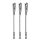 3PCS Spade Drill 1/2" Paddle Flat Bits Wood Hole Cutter Silver Tone New. Price: $14.61.
