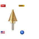 Zelcan 10 Sizes Titanium Step Drill Bit 1/4 To 1-3/8 Inches High Speed Steel New. Price: $16.34.