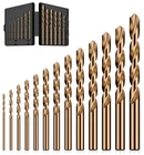 Macxcoip Cobalt Drill Bit Set, 13PCS M35 High Speed Steel Jobber Length... New. Price: $15.30.
