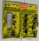 Ryobi A25R151 Shank Carbide Router Bit Set Piece New. Price: $58.99.