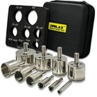 Drilax 10PC Diamond Drill Bit Hole Saw Kit W/guide Glass Tile Granite 1/4" To 2" New. Price: $49.99.
