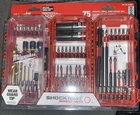 Milwaukee 75 Piece Screw Driver Drill Bit Set Impact Duty Shockwave Alloy Steel New. Price: $60.43.