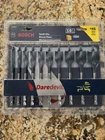 New Sealed Bosch DSB5010 Daredevil Spade Bit Piece Set. Price: $22.00.