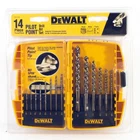 Dewalt DW1169 Pilot Point Drill Bit Set 14-PIECE Tough Case New Sealed. Price: $16.50.