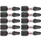 Impact Driver Bits In Phillips Square #2 10 Pack ITP2R21B Bosch Tough New. Price: $20.00.
