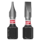 Milwaukee 48-32-4117 Shockwave Impact Slotted 3/16 In. Insert Bits (25PK) New. Price: $24.54.