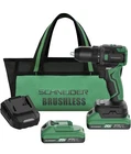 Schneider Brushless Cordless Drill Set 20V Dual-speed Batteries & Charger New. Price: $50.00.