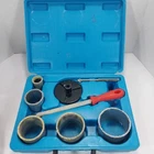 Drill Master 8-PIECE Tungsten Carbide Grit Hole Saw Kit With Case Item # 90721 Used. Price: $39.50.