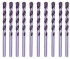 10PCS 1/8" Masonry Drill Bit Set Carbide Tip Black/white Stone Bricks Concrete New. Price: $9.53.