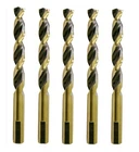 Hss Bit 13/32" Jobber Twist Parabolic Flute Gold/black Metal DRILL-5PCS New. Price: $37.10.