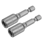 Uxcell Quick-change Nut Driver Bit, 1/4" Hex Shank 7MM Magnetic New. Price: $10.92.