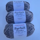 3 Pack Seal Premier Parfait Chunky Yarn, Polyester 1150-19 New. Price: $14.50.
