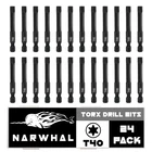 T40 Torx Bits (24 Pack - Inch Impact Grade) 6 Point Star With Hex ... New. Price: $22.39.