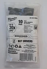 Milwaukee Shockwave Impact Magnetic Nut Drivers 3/8" 10PK 49-66-0505 (1-7/8) New. Price: $24.98.