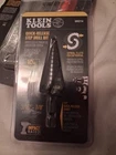 Klein Tools Quick -release Step Drill Bit 3/16"-7/8" New. Price: $36.95.