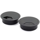 Hj Garden 2-PACK 2-3/8 Inch Desk Cable Grommets Black Plastic Covers New. Price: $16.99.