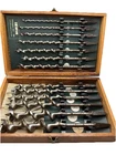 Irwin Auger Bit Set 13 Pc Wooden Case Original Booklet Usa Carpenter Tools Vtg Used. Price: $112.50.