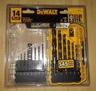 New In Pack 14-PIECE (black And Gold) Drill Bit Set # DWA1184, Upc 885911426732. Price: $21.00.