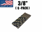 (6-PACK) 3/8" 05780 Norseman Viking Usa Drill Bit Super Premium High Speed New. Price: $38.84.