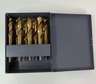 Usa Hss Silver & Deming Drill Bit Set 9/16 -1 By 1/16 Huot Index Nos Open. Price: $199.00.