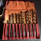 Vintage Henry Boker Germany Woodworking Drills Auger Bits & Chisel Set. Used. Price: $68.16.