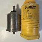 Dewalt DW5904 3-INCH By 4-INCH Core Bit Body With Centering Used. Price: $59.99.