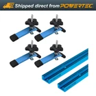 Powertec 71858 24" X2 Universal T-track And Hold-down Clamps New. Price: $52.99.