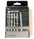 Black & Decker Piece Masonry Drill Bit Set 16725 (71-006) In Case **ec Used. Price: $14.95.