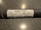 37/64" 12" Oal Hss Extra Long Drill Bit With Straight Shank New. Price: $30.00.