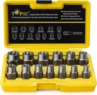 Bolt & Nut Remover Set 13+1 Pieces, ?drive Impact, Extractor New. Price: $31.90.