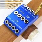 Blue Angled Drill Guide Jig With 4 Bits For Wood Posts & Cable Railing Lag Screw New. Price: $29.64.