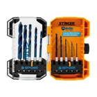 Spyder 19017 10-PIECE Hss Twist Drill Bit Set, 1/4" Speed Hex New. Price: $47.86.