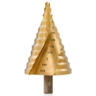 Zelcan Large Hss Spiral Groove Step Drill Bit, 12 Sizes Titanium High Speed S... New. Price: $44.60.