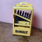 Dewalt 16 Piece Drill Bits N412211 Incomplete Set, Metal Storage Box Used. Price: $16.00.