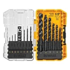 Dewalt Drill Bit Set 14-PIECE 3-FLATS Shank 135 Degree Split Point New. Price: $25.00.