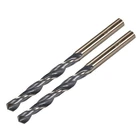 Uxcell 2PCS Straight Shank Twist Drill Bits 6MM Gold Titanium & Black New. Price: $9.88.