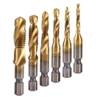 Eyech 6PCS Titanium Combination Drill And Tap Bit Set, Metric New. Price: $11.94.