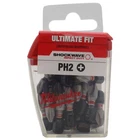 Milwaukee 48-32-4604 #2 Phillips Shockwave Insert Bit Contractor (25-PACK) New. Price: $13.98.