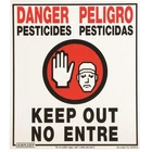 Gemplers D1895-V Wps Bilingual English/spanish Warning White, Red, Black New. Price: $15.69.