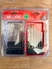 Craftsman 14-PIECE Gold Oxide Drill Bit Set (model CMAM2214) New. Price: $8.00.
