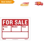 Showcase Properties Effectively With Bazic 9" X 12" For Sale Sign - Wall Mount New. Price: $7.43.