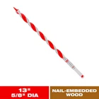 5/8 In. X 13 Carbide Auger Drill Bit For Wood And Nail-embedded New. Price: $15.61.