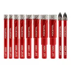 Dry Diamond Drill Bit Set - Focstol 10PCS Hole Saw Kit & Carbide Dril... New. Price: $35.81.