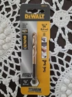 Dewalt DD5116 1/4-IN 3-3/16-IN Titanium Nitride Coated Hss Jobber Length Twist New. Price: $5.00.