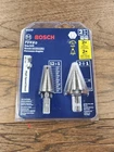 Bosch IMSDC002 Pc. High-speed Steel Impact Tough Turbo Step Drill Bit Set New. Price: $59.95.