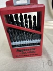 Brand New Blu Mol Aggressor 29 Piece Black Oxide Drill Bit Set. 1/16- 1/2. Price: $39.00.