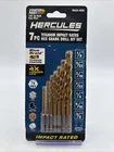 New! Hercules 7PC Titanium Impact Rated Hex Shank Drill Bit Set. Price: $12.99.