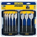 Irwin 341008 8-PCS 6" 1/4" Blue-groove Hex Shank Speedbor Spade Bit Set New. Price: $50.20.