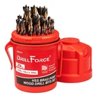 Valyriantool 29PCS Hss Brad Point Wood Drill Bits 1/16" 1/2", Black Gold New. Price: $94.52.